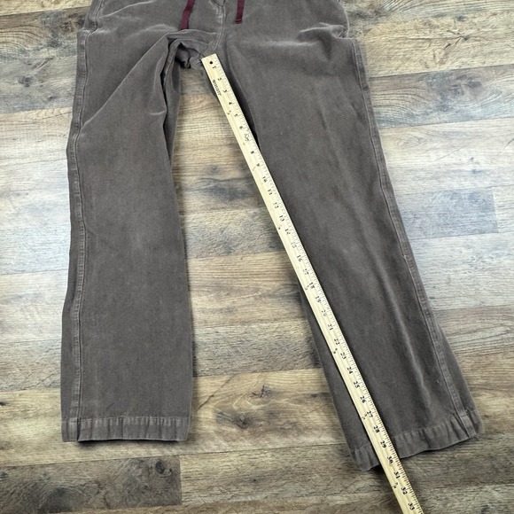 Horny Toad Pants Women's 6 Corduroy Brown Drawstring Wide-Leg Casual Trousers - Picture 8 of 9